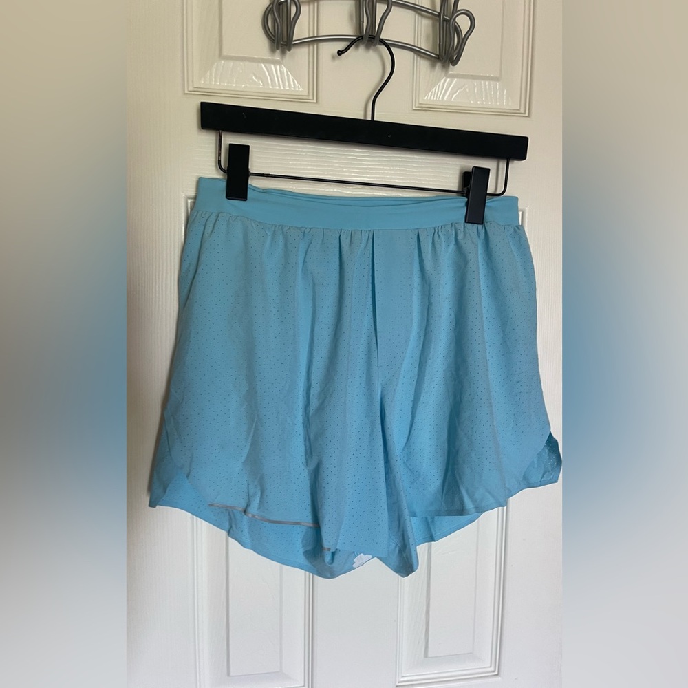 lululemon Fast and Free Lined Short  6” Men’s BLUE CHILL